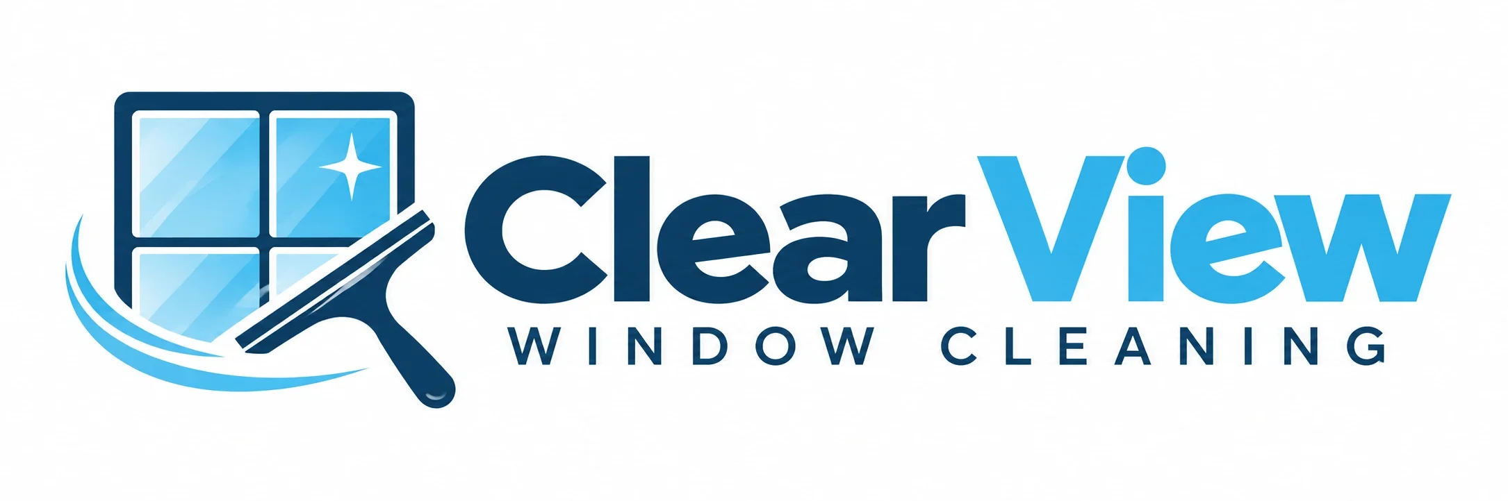 clear view window cleaning logo